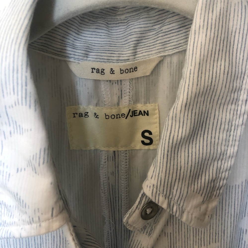 Rag & Bone Kahuna Floral Print Button Down Tank - image 2